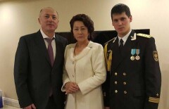 Женщина-предприниматель из Актау стала крёстной матерью нового корабля ВМС РК