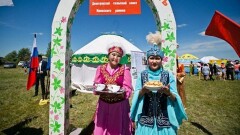 Казахи Оренбургской области провели "Степной той"
