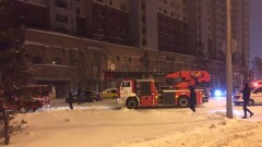 Элитный жилой комплекс горел в Астане