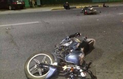 В Усть-Каменогорске попавший в аварию мотоцикл угнали прямо с места ДТП