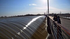 На Сергеевском водохранилище в СКО снова поднялся уровень воды