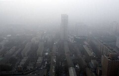 В Пекине из-за смога люди не выходят на улицу