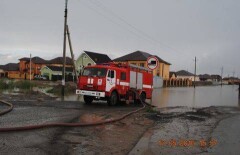 Семь улиц, три школы и два детсада затопило в Атырау ливнем
