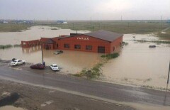 Актюбинский Кандыагаш затопило после сильного дождя