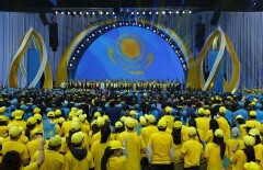 Партия "Нур Отан" отпраздновала свою победу до полного завершения подсчёта голосов