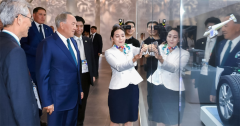 Павильон Кореи представил Президенту Казахстана Нурсултану Назарбаеву "умные" энергетические решения