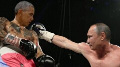 Ледяной взгляд Путина и Обамы на саммите G20 стал интернет-мемом