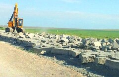 Из-за некачественного бетона разобрали участок нового автобана Астана - Караганда