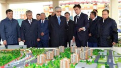 Президент Казахстана посетил административно-деловой центр Шымкента