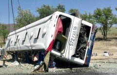 Водителя перевернувшегося автобуса отправят под суд