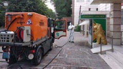 В Алматы в первый день масштабной дезинфекции обработали больше 300 объектов