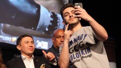 Головкин с Канело во время пресс-тура предстали в стильных образах