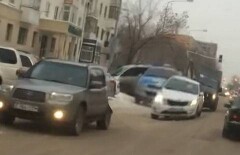 Полицейских оштрафовали за создание затора на дороге