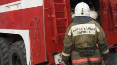 Причины пожара в воинской части Астаны пока не известны