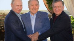 Назарбаев, Путин и Мирзиёев провели неформальную встречу в Туркестанской области