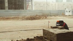 Ураганный ветер обрушился на Астану 