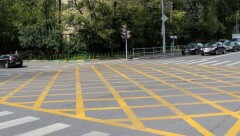 Вафельная разметка появится ещё на четырёх перекрёстках Алматы