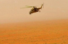 Видео крушения вертолёта с российскими летчиками появилось в сети