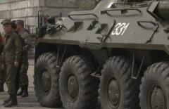 В темиртауской воинской части отрицают вину водителя БТР в ДТП 