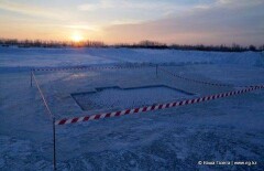 В Костанае замерзают проруби для купания на Крещение 