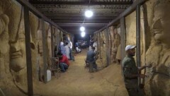Подземный ход террористов в Сирии превратили в арт-галерею