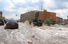 Ливневые стоки столицы не справляются с объёмом дождевой воды