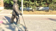 "Сталевар" в центре Костаная лишился ковша