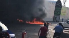 Пожар произошёл на рынке "Байсат" в Алматы 