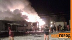 В вахтовом городке на месторождении в ЗКО произошёл пожар