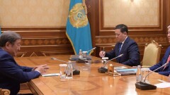 Касым-Жомарт Токаев встретился с первым президентом Монголии Пунсалмаагийном Очирбатом