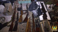В Алматы полицейские обнаружили цех по переделке оружия