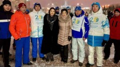 Министр культуры Мухамедиулы и 200 астанчан встретили Новый год забегом 