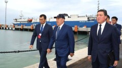 Порт Курык на Каспии презентовали Нурсултану Назарбаеву
