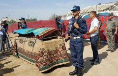 Погибшего в Актобе Досбола Сапара похоронили в ЮКО