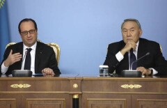 Нурсултан Назарбаев выразил соболезнования Франсуа Олланду в связи с терактом в Ницце