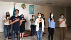 В честь Дня государственных символов в акимате Карагандинской области в онлайн-режиме прошёл круглый стол