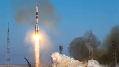 С Байконура стартовала последняя в истории ракета "Союз-ФГ" с новым экипажем МКС