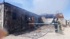 Вахтовый городок горел на месторождении в Мангистауской области