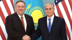 Касым-Жомарт Токаев встретился с госсекретарём США Майклом Помпео