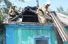 Сосед спас 5-летнего мальчика из горящего дома