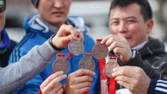 Зимний забег "Алматы марафона" впервые собрал тысячу бегунов