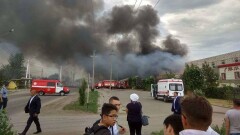 В Костанае ресторан загорелся во время свадьбы