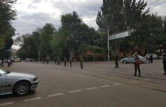 Оцепление в районе Зелёного базара в Алматы снято