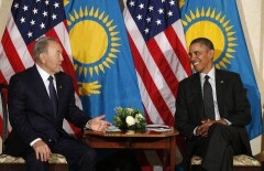 Видео визита Назарбаева в США появилось в сети