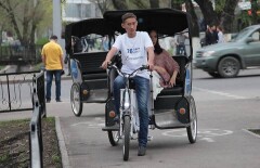 Велотакси в Алматы однозначно нарушает закон