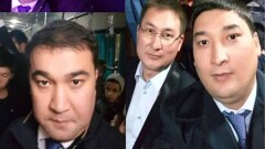 Пересевшие в автобусы шымкентские чиновники делают селфи для акима 