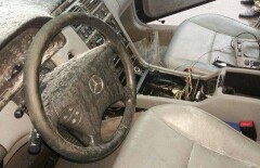Автомобиль самопроизвольно загорелся в центре Алматы 