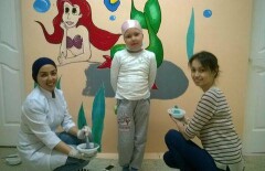 Художники Алматы сделали онкобольным детям жизнеутверждающий подарок 