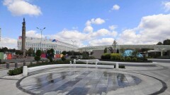 Как подземный ТРЦ "Алмалы" готовится к открытию площади перед акиматом. Фоторепортаж