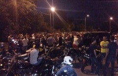 Ревущая моторами колонна байкеров почтила память погибших друзей